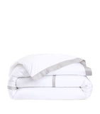 Yves Delorme Couture Haussmann Brume Super King Duvet Cover (220cm x 240cm)