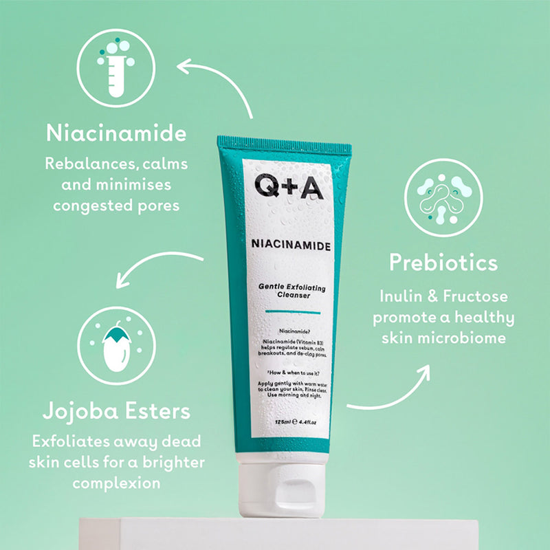 Niacinamide Gentle Exfoliating Face Cleanser 125ml