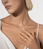 Messika white gold diamond Joy necklace, imported from the UK