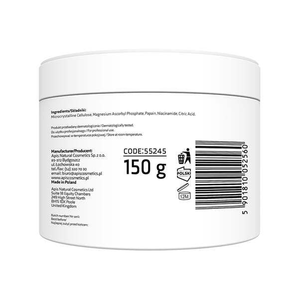 Apis Flash Glow enzymatic peel with Vitamin C 100g, UK version