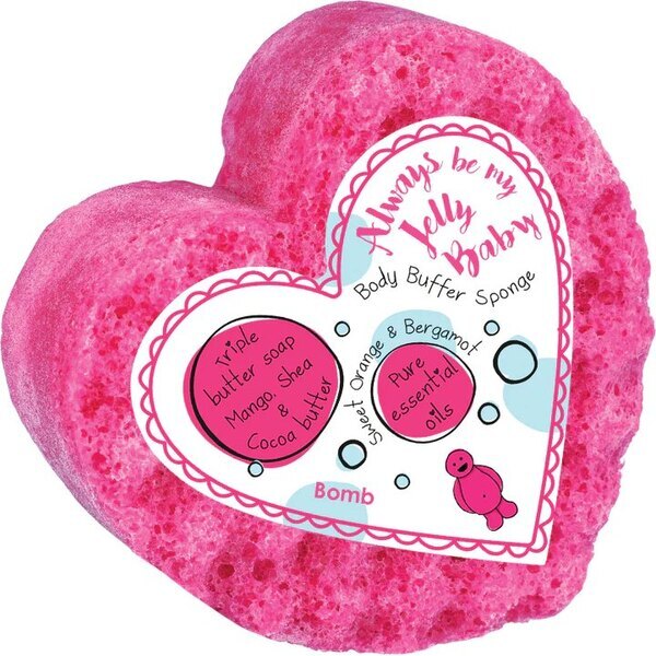 Bomb Cosmetics Body Buffer Sponge Jelly Baby - British product