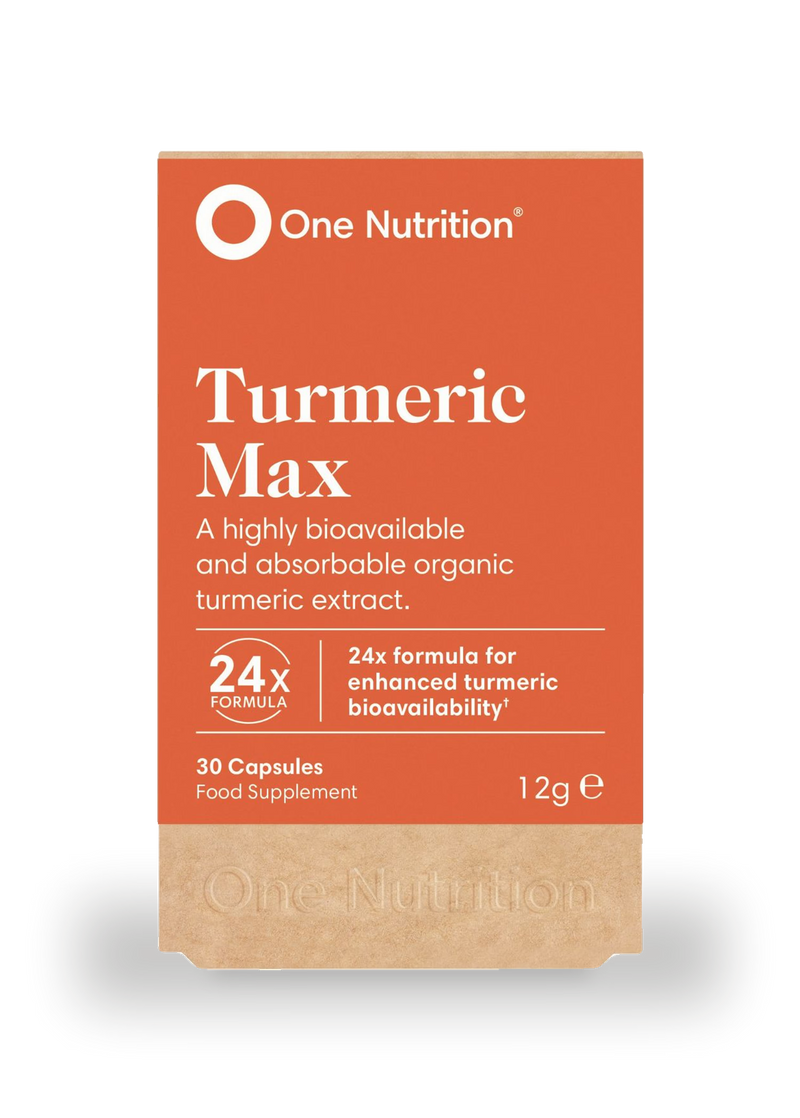 One Nutrition Organic Turmeric Max supplement 30 capsules - British product