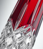 Waterford Crystal red bud vase 18cm (British brand)