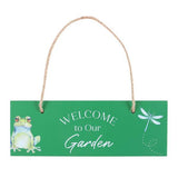 Superdrug Something Different Welcome To Our Garden Hanging Sign- Buy online at McGrocer