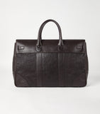 Brunello Cucinelli leather travel bag with grained calfskin, 50x58x25cm - British product