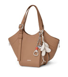 LOEWE multi-shell leather bag charm, UK version