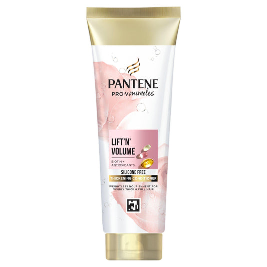Pantene Pro-V Lift & Volume Silicone Free Hair Conditioner with Biotin & Rose Water 275ml shampoo & conditioners Sainsburys   