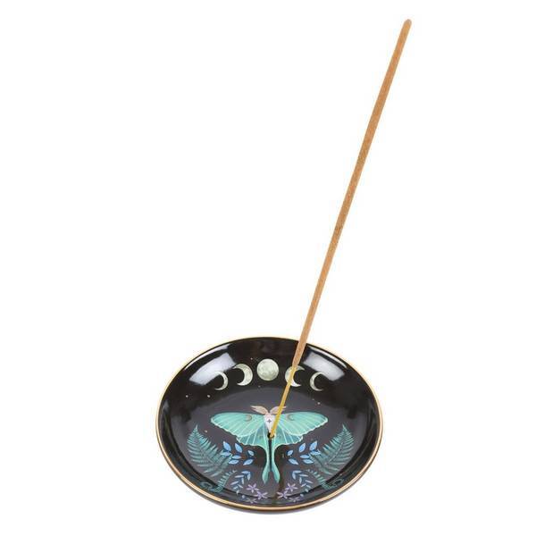 Something Different Ceramic Incense Holder Luna Moth 9cm (British brand)