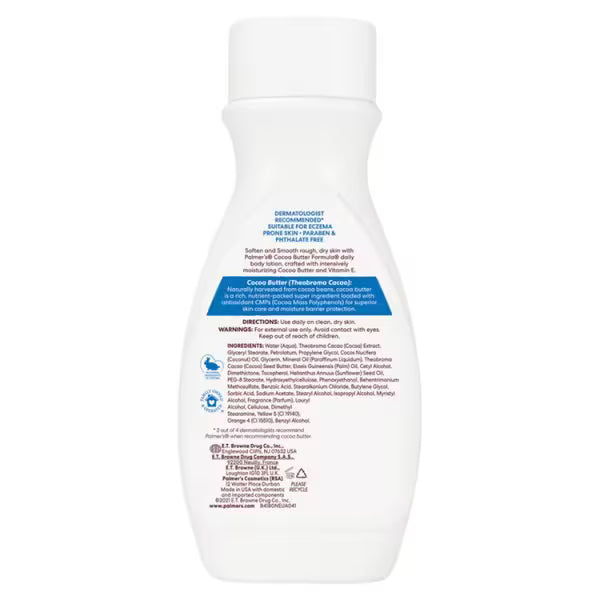 Palmer's Cocoa Butter Formula Body Lotion 250ml, imported from the UK