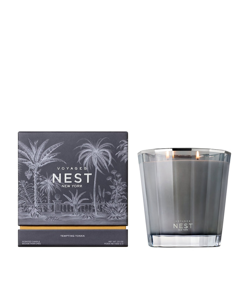NEST New York Tempting Tonka 2-Wick Candle 600g, imported from the UK