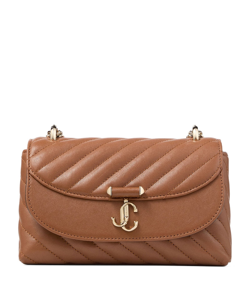 Jimmy Choo small cross-body bag in quilted biker leather, UK version