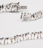 Suzanne Kalan white gold diamond classic tennis bracelet, UK version