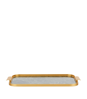 Kaymet Marble Ribbed Serving Tray (48cm)
