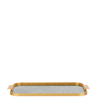 Kaymet Marble Ribbed Tray 48cm, UK version