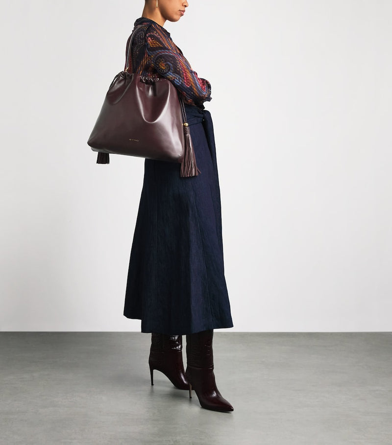 Etro leather tassel shoulder bag - British product