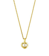 Harrods Chopard Happy Diamonds Icons Yellow Gold Diamond Pendant Necklace- Buy online at McGrocer