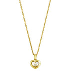 Chopard Happy Diamonds pendant necklace 18k yellow gold, UK version
