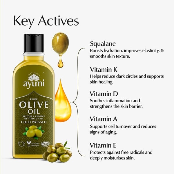 Ayumi Pure Olive Oil Hair Treatment 150ml - British product