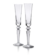 Harrods Baccarat Mille Nuits Flutissimo Champagne Glasses Set of 2 (170ml)- Buy online at McGrocer