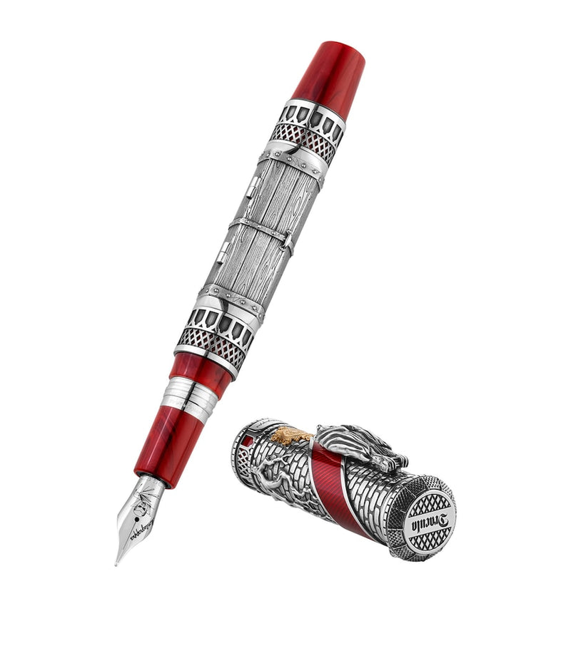 Montegrappa Sterling Silver Dracula fountain pen, imported from the UK