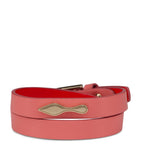 Christian Louboutin Bettina double wrap leather bracelet, UK version