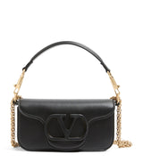 Harrods Valentino Garavani Small Leather Locò Shoulder Bag- Buy online at McGrocer