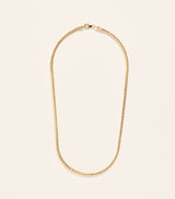 Harrods Azlee Small Woven Chain Gold Necklace- Buy online at McGrocer
