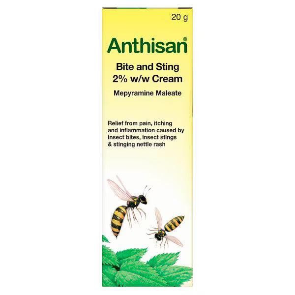 Anthisan Cream Relief from Insect Bites - British product