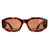 Superdrug Versace VE4361 Havana Dark Brown Unisex Sunglasses- Buy online at McGrocer