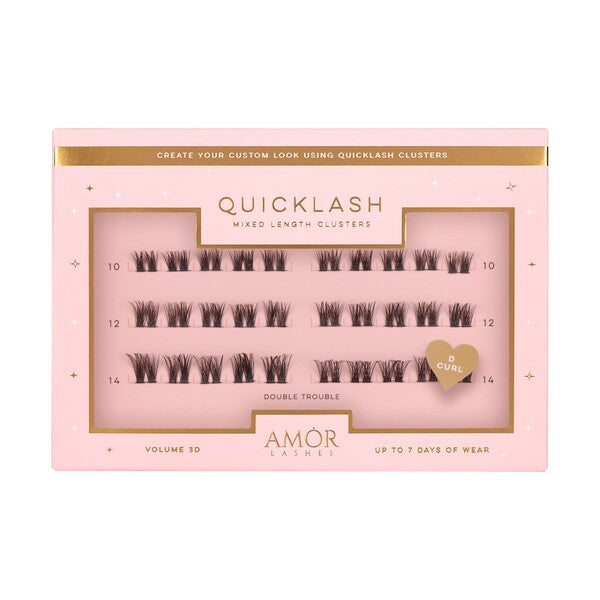 House of Amor DIY Eyelash Clusters Double Trouble 30 clusters, UK version