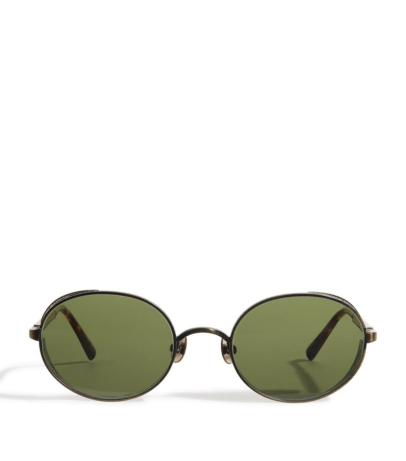 Matsuda M3137 round titanium sunglasses, imported from the UK