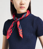 Claudie Pierlot silk scarf polka-dot 90x90cm, UK version