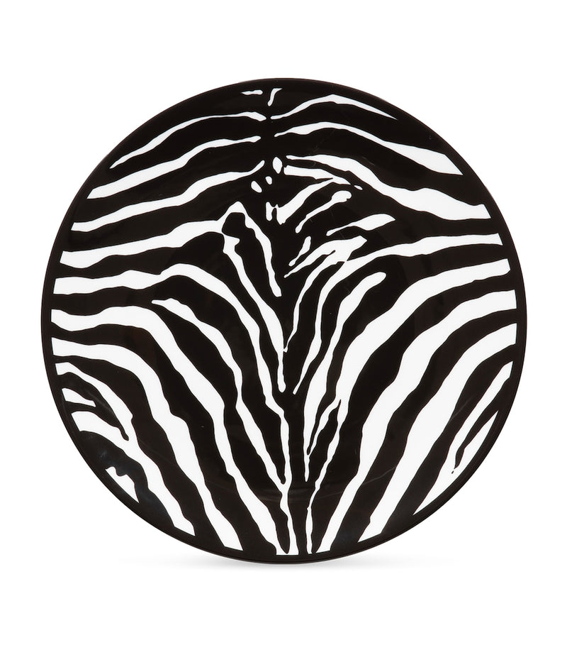 Dolce&Gabbana Casa porcelain zebra charger plate 31cm - British product