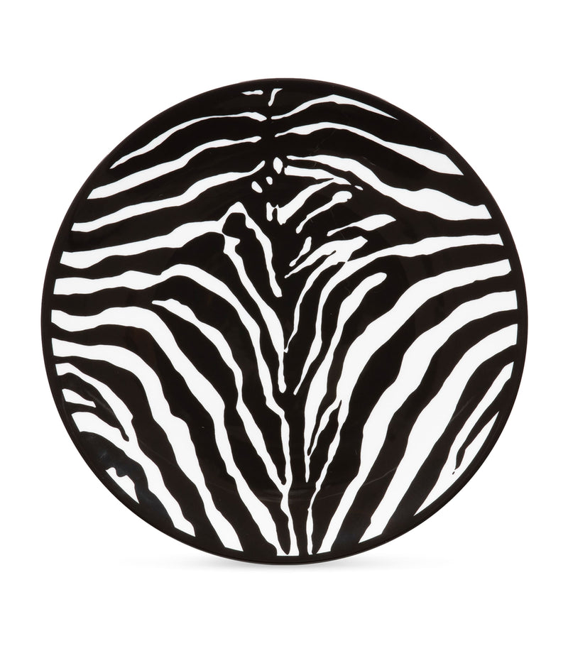 Dolce&Gabbana Casa porcelain zebra charger plate 31cm - British product