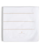 Brunello Cucinelli kids striped cotton blanket 80x80cm (British brand)
