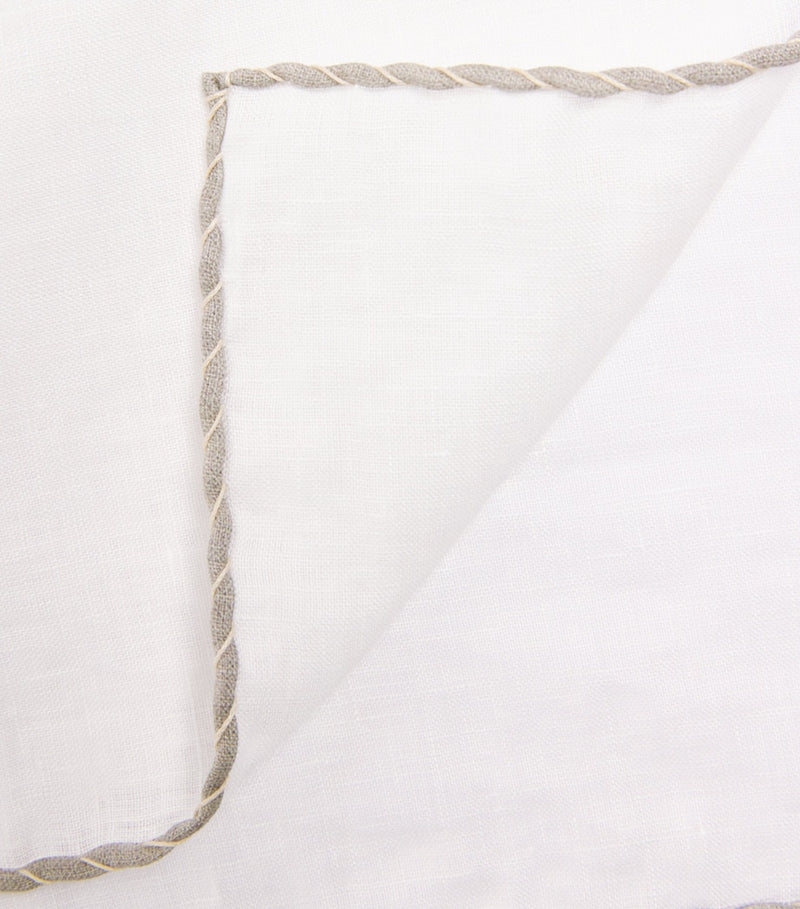Eleventy linen pocket square 33cm - British product