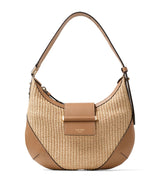 Harrods Jimmy Choo Small Raffia Bar Shoulder Bag- Buy online at McGrocer