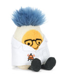 Jellycat Boiled Egg Scientist plush toy 14cm, imported from the UK