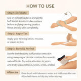 Danielle Creations tanning kit with exfoliating glove and brush (British brand)