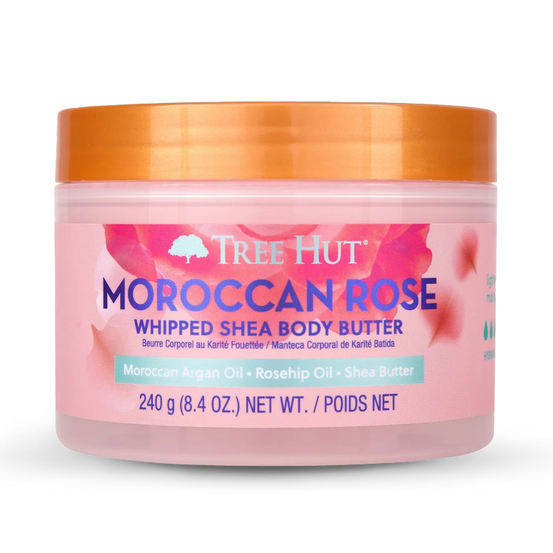 Tree Hut Moroccan Rose Whipped Body Butter 240g (British brand)