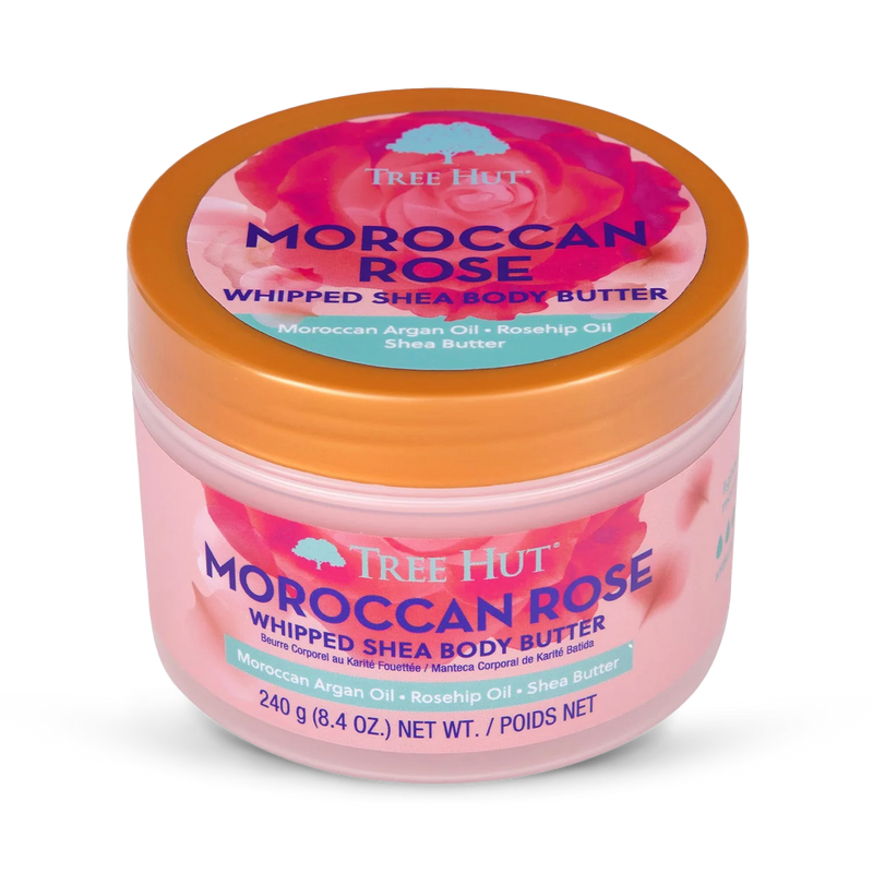 Tree Hut Moroccan Rose Whipped Body Butter 240g (British brand)