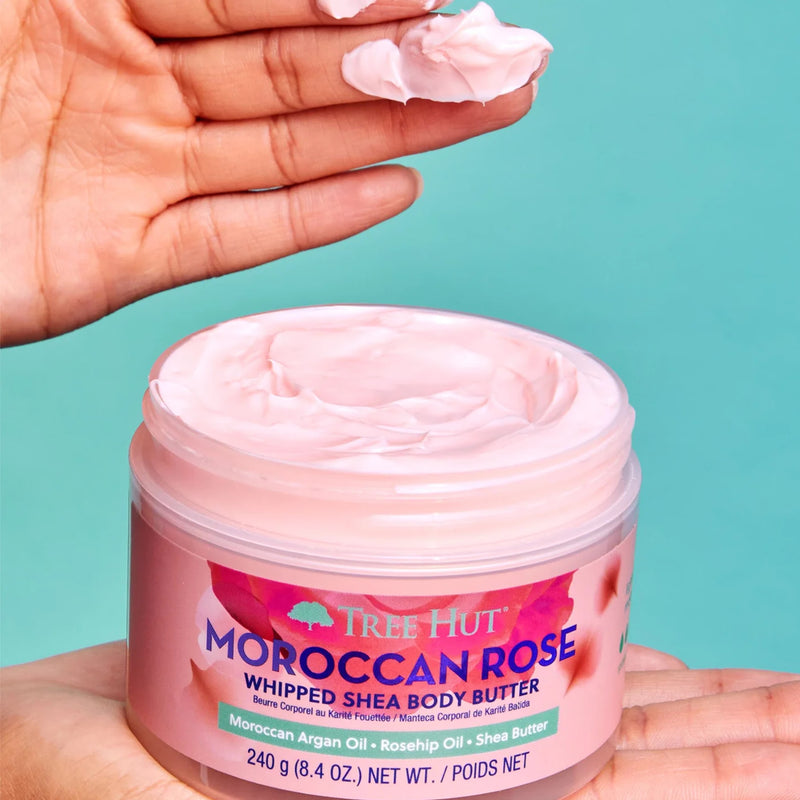 Tree Hut Moroccan Rose Whipped Body Butter 240g (British brand)