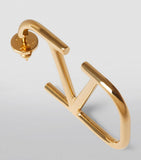 Valentino Garavani VLogo stud earrings 5cm, imported from the UK