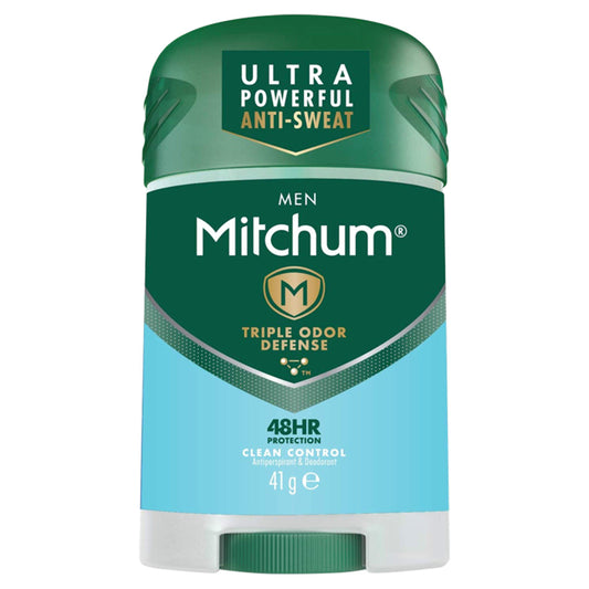 Mitchum Men Anti-Perspirant Deodorant Stick, Clean Control 41g deodorants & body sprays Sainsburys   