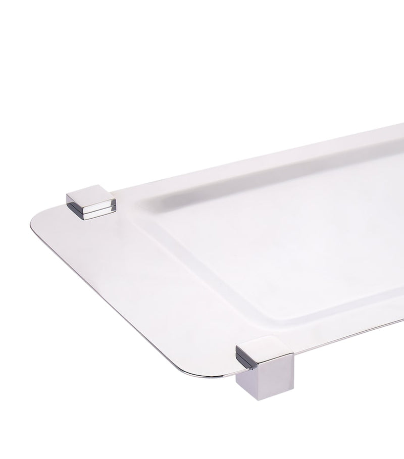 Zodiac square chrome tray (British brand)