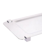 Zodiac square chrome tray (British brand)