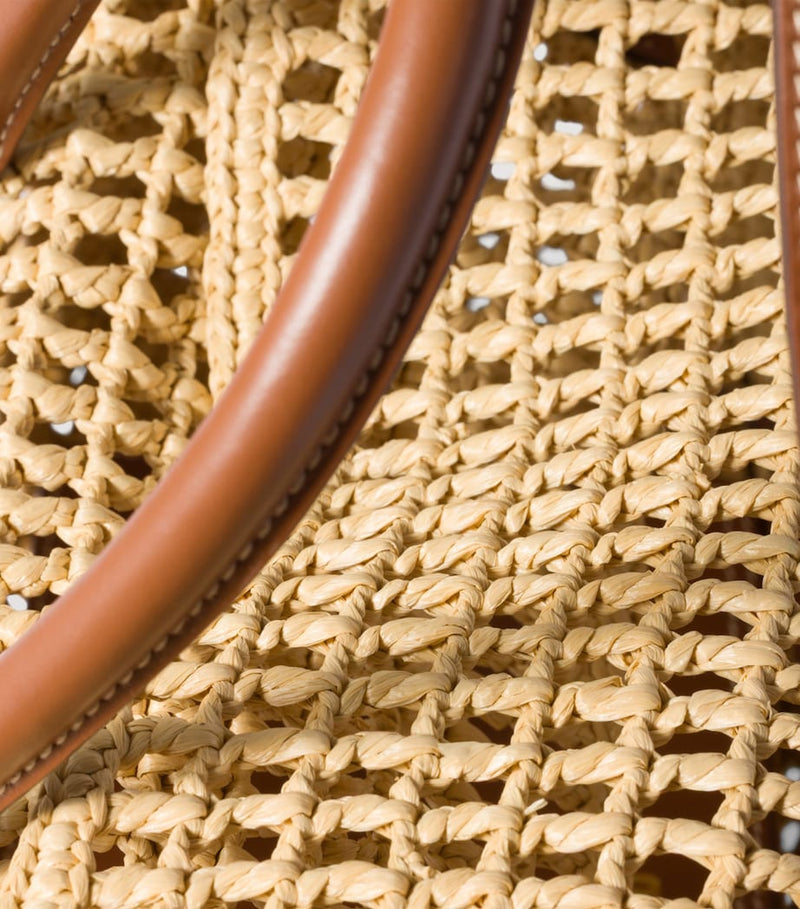 Miu Miu raffia top-handle handbag, imported from the UK