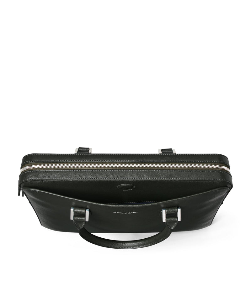 Aspinal of London Mount Street leather briefcase (British brand)