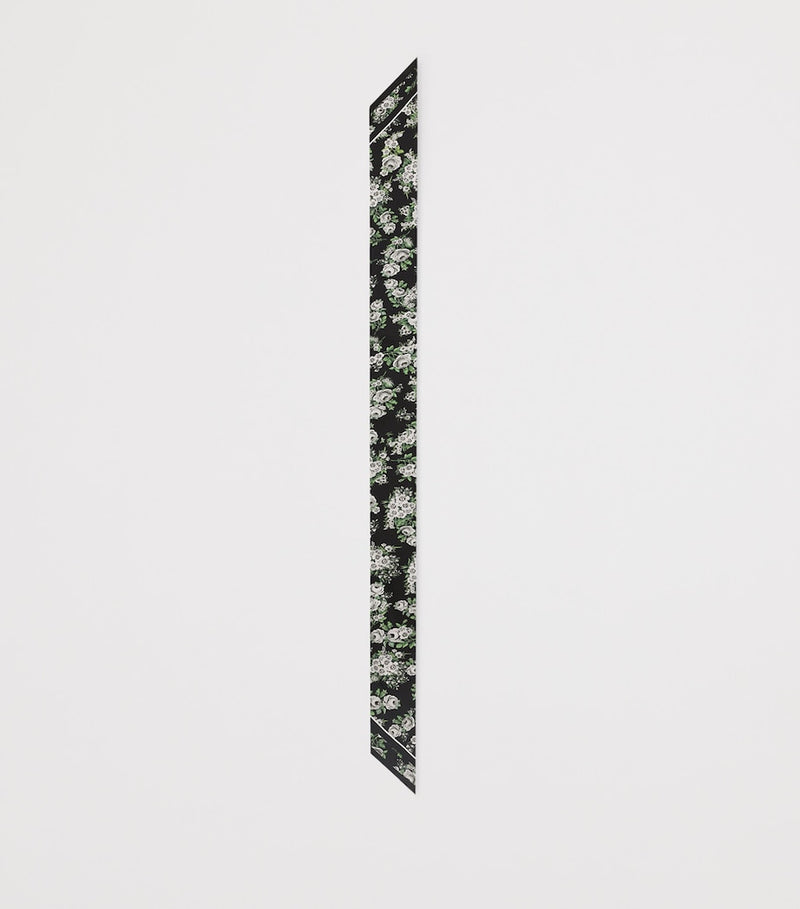Dolce&Gabbana silk floral skinny scarf, imported from the UK