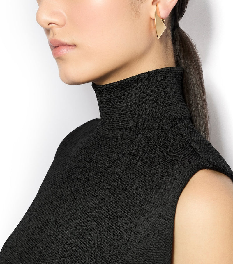 Alaïa Small Edge Earrings gold-tone brass, imported from the UK